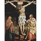 Mathis Gothart Grunewald (Tauberbischofsheim altar scene: The Crucifixion of Christ) Art Poster Print - 13x19
