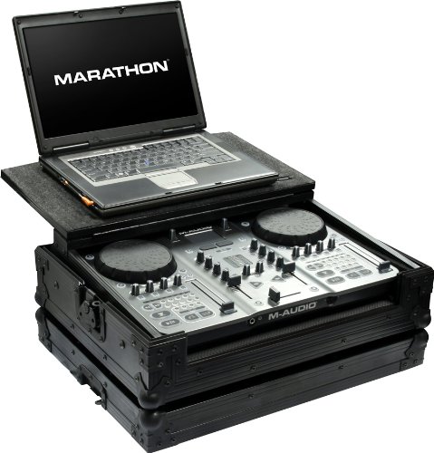 Marathon Flight Ready Blk Series Case MA-Txpltblk To Hold 1 M-Audio Torq Xponent Mixer Station With Laptop Shelf