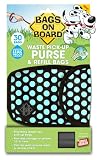 Bags On Board Purse Dispenser, 30 Bags, Polka Dot