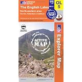 The English Lakes - North Eastern Area (OS Explorer Map Active): Penrith, Patterdale & Caldbeckby Ordnance Survey