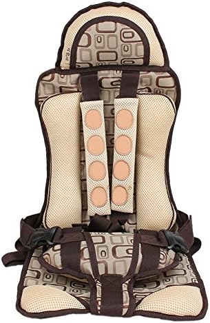 portable Baby Car Seats Child safety car seat infant baby Protect Cover for children Auto harness carrier (Coffee)