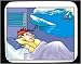 Mouse Pad with man, dreaming, boating, Europe, bedroom, lake, sailing, imaging, Switzerland, fishing, sleeping, bed