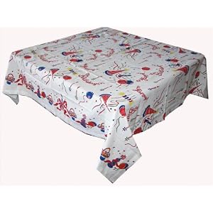 1950's Vintage Style Happy Birthday Tablecloth