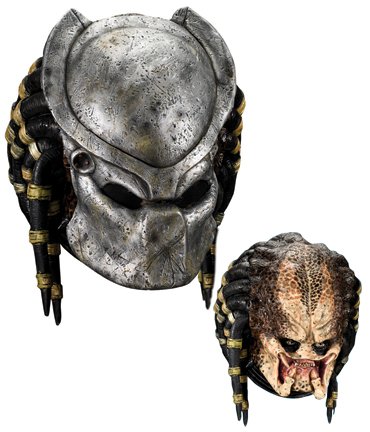 Halloween Masks Deluxe AVP Alien vs. Predator Full Mask Adult One Size Fits Most