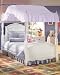 Lavender Full Size Canopy Bed Fabric Top