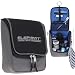 ELEPHANT Kulturtasche Beautycase zum Anh�ngen / Aufh�ngen Kulturbeutel / SCHWARZ-GRAU