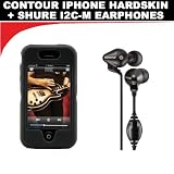 Contour 007080 Hardskin 1-Phone V3 + Shure I2C-M Stereo Earphones / Headset