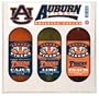 Auburn Tigers NCAA Grilling Gift Set (12oz Cajun, 12oz Lime, 12oz Peach)