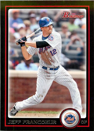 2010 Bowman Baseball Card # 93 Jeff Francoeur - New York Mets - In A Protective Screwdown Case!