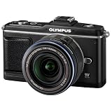 OLYMPUSマイクロ一眼 PEN E-P2 レンズキット ブラック E-P2LKIT-BLK