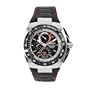 Seiko Men's SPC047P2 Sportura Black Leather Strap Black Chronograph Dial Watch