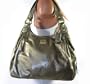 Coach Madison Antique Gold Patent Leather Maggie Bag