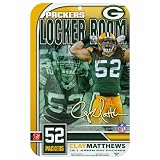 NFL Green Bay Packers Clay Matthews 11-by-17-Inch Locker Room Sign