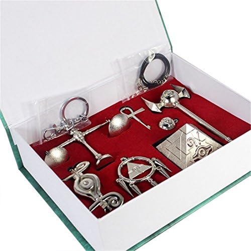 Newest Yu-Gi-Oh!Yugioh Scrub Necklace &amp; Keychain Set Set 7pcs in Box Silver