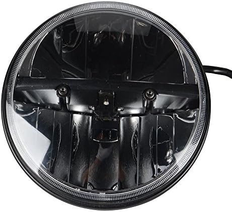 Wellness Everything Jeep Wrangler Headlights 2pcs 7 inch 36w Round Super Bright LED Headlight Conversion Kit Light Assembly For JK TJ FJ Hummer Trucks - Super Bright LEDs lights black(7inch 36w )