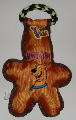 Detail image Scooby Sturdy Tugger Dog Pet Toy with Rope Handle Brown Star