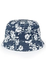 Pure Cotton Hibiscus Print Pull On Hat