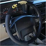 Georgia Tech Yellow Jackets Black Steering Wheel Cover