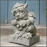 Eigenschaften Fiona Jane Scott / Devonshire Stone  / Devonshire Skulptur - Mumble left - Gargoyle
