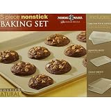 Nordic Ware Naturals Non-Stick 5-Piece Bakeware Set