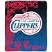 Los Angeles Clippers NBA Micro Raschel Blanket/Throw 50