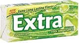 Extra Cool Green Apple Sugarfree Gum, 15-Stick Plen-T-Paks (Pack of 24)