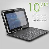 51oCTF11TTL. SL160  10 Leather Case with Keyboard to Fit Tablet Without Covering Any Ports
