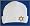 Star of David White Hat, Small Infant 5-8 Pounds