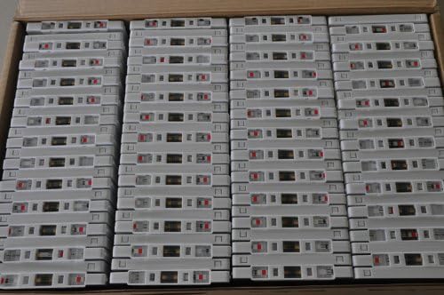 100 White 47 Minute Professional Series High Quality Blank Audio Cassette Tapes - 23.5 Min Per Side