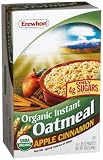 Erewhon Organic Instant Oatmeal Apple Cinnamon Hot Cereal, 10-Ounce Boxes (Pack of 6)