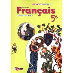 Fran�ais 5e : Programmes 2010
