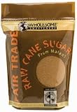 Wholesome Sweeteners Fair Trade Raw Cane Sugar, 24-Ounce Pouches (Pack of 12)