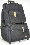 Hemline 3 Piece Embroidery Machine Trolley Set In Black