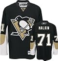 Evgeni Malkin Black Reebok NHL Premier Pittsburgh Penguins Jersey
