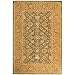 Safavieh AN549B 9-Feet by 12-Feet Anatolia Collection Handmade Hand-Spun Wool Area Rug, Blue and Brown