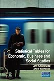 Statistical tables for economic, business and social studies