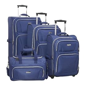 Claiborne Luggage Lincoln Park 4 Piece Luggage Set
