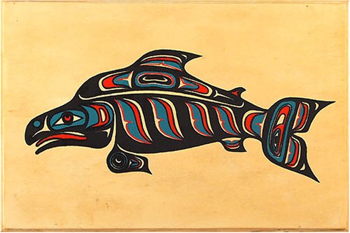 Smoked Salmon Traditional Three Color Fish Design Sockeye Style, 4 oz by Alaska Smokehouse