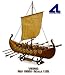 Single Masted Viking Boat w-14 Oars 1-75 by Artesania Latina