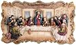 Decorative Plate - The Last Supper - 28in.x5in.x16 and 1/2in. - Imported