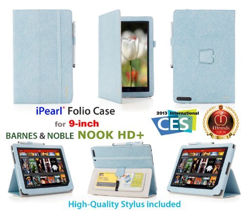 Ipearl 0649241996767 Leather Folio Cover Case For Barnes And Noble