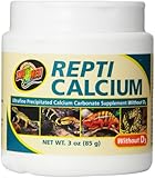 Zoo Med Calcium Without Vitamin D3 Reptile Food, 3-Ounce