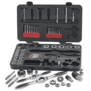 GearWrench 82810 Large Tap and Die Metric Set, 65-Piece by GearWrench