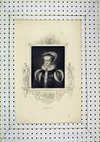PORTRAIT QUEEN MARY SCENE JANE GREY EXCECUTION PRINT