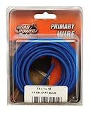 Coleman Cable 14-1-12 14-Gauge 17-Foot Automotive Copper Wire, Blue