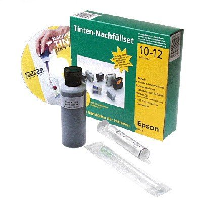 Premium Nachf&Atilde;&frac14;llset f&Atilde;&frac14;r Epson Drucker schwarz 