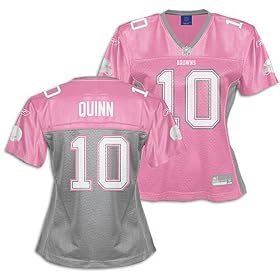 Buy Brady Quinn Browns Pink NFL Fashion Jersey ( sz. XXL, Pink : Quinn, Brady : #10 : Browns )