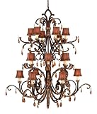 Fine Art Lamps 417540 Oversized 18LT Chandelier Brighton Pavillion Indoor Lighting