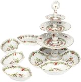 Versace by Rosenthal Flower Fantasy Etagere 4-Tiers