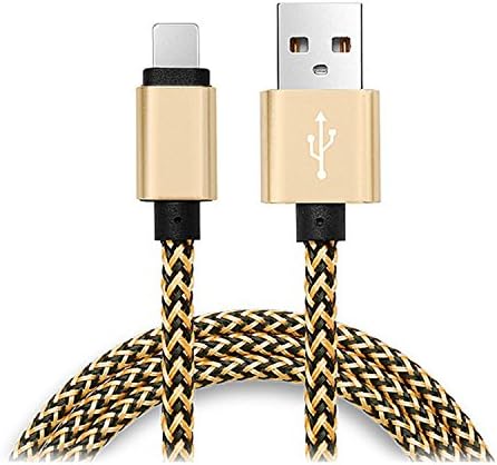 Noahlcc, Nylon Braided, portable iphone charger, 2M IPhone Cables, extension cord, printer, Profect, lightning extender long adapter, Data Sync Charger, Cord For iPhone 6, 6S,6 Plus, 5, 5S, and More